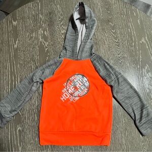 Jumping Beans Orange and Gray Kids Hoodie